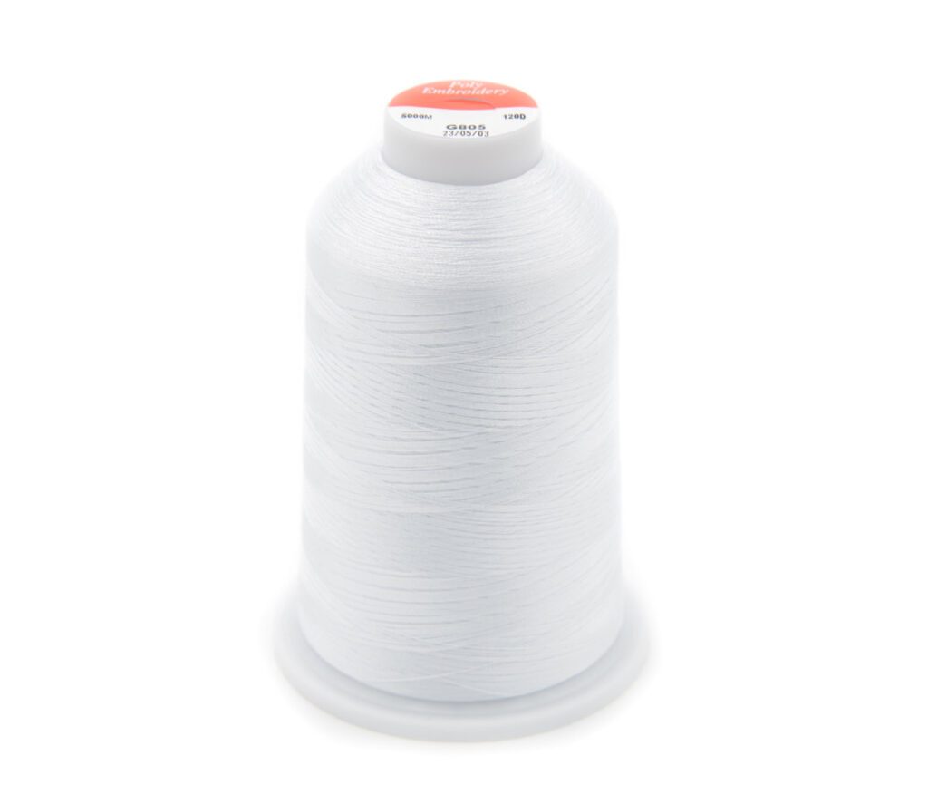 100% Polyester Embroidery Thread 120D (5000m cones) - M.Recht Accessories